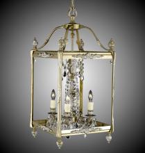 American Brass & Crystal LT2413-A-01G-PI - Four Light Lantern